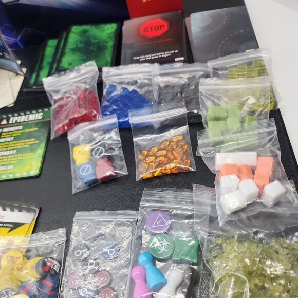 2015 Pandemic Legacy Season 1 : blue set Replacement Game Pieces read please - Picture 9 of 10